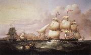 Samuel Walters The Indiaman Euphrate off Capetown painting